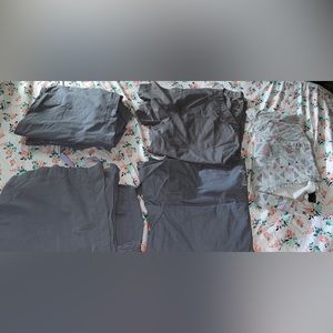 Med couture scrub lot gray size medium